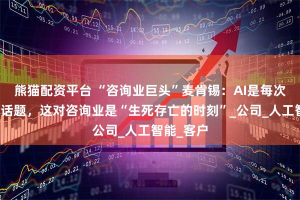 熊貓配資平臺 “咨詢業(yè)巨頭”麥肯錫：AI是每次董事會的話題，這對咨詢業(yè)是“生死存亡的時刻”_公司_人工智能_客戶